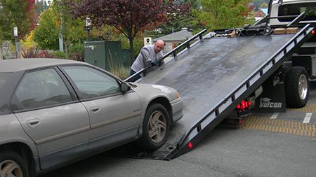 Image of a Car towing,ALL Above Towing LLC,Towing service Milpitas